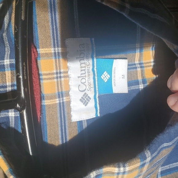 Columbia Flannel Plaid Pocketed‎ Casual Button Down Sz. M Shirt - Picture 3 of 13